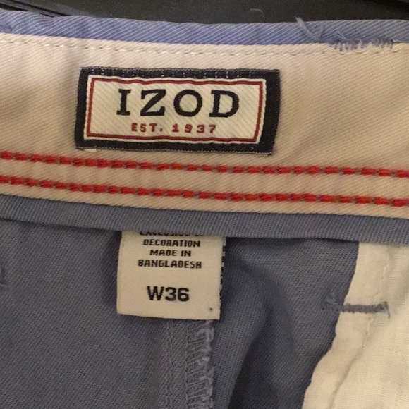 *EUC* Izod slate blue shorts. Size 36 - Picture 3 of 5